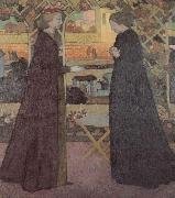 Maurice Denis Mary Visits Elizabeth oil painting